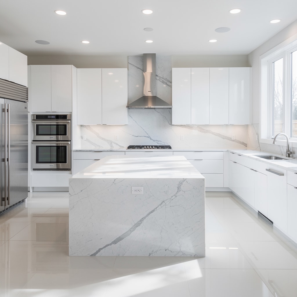 Sparkling clean kitchen